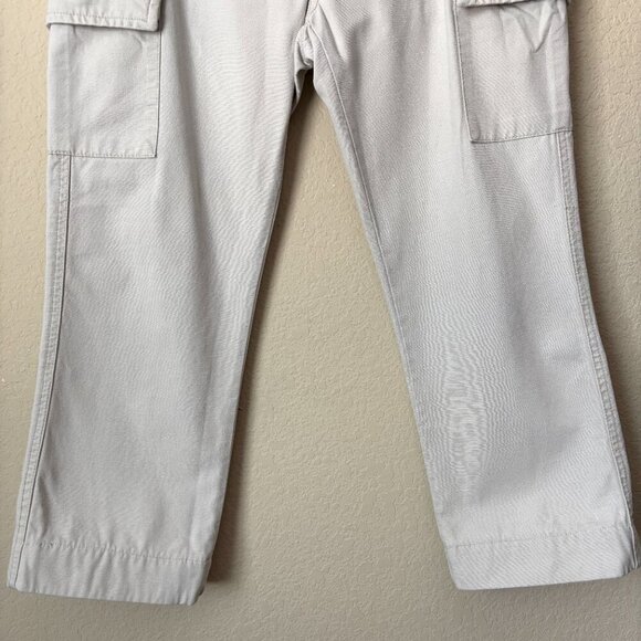 Tommy Hilfiger Vintage 90s Y2K Low Rise Cargo Capri Cropped Khaki Pants - Picture 4 of 9